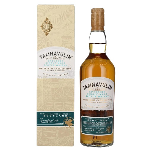 [P0001295] Tamnavulin WHITE WINE CASK Speyside Single Malt Scotch Whisky 40% Vol. 0,7l