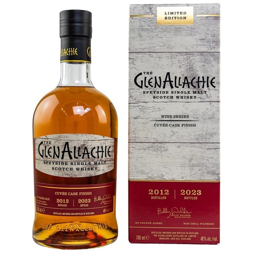 [P0001427] The GlenAllachie 10 years old 2012/2023 - Cuvée Cask Finish Wine Series 48% Vol. 0,7l