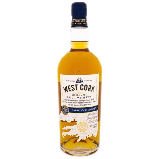[P0001509] West Cork Single Malt Irish Whiskey SHERRY CASK FINISHED