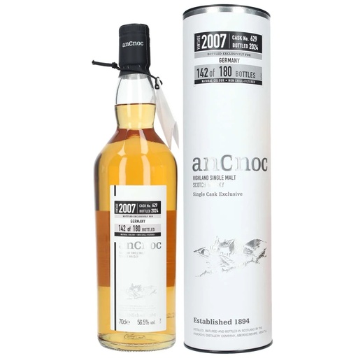 [P0000231] anCnoc 17 Years Old - 2007/2024 - Single Cask Exclusive - Cask #629 - Germany Exclusive 56,5% Vol. 0,7l