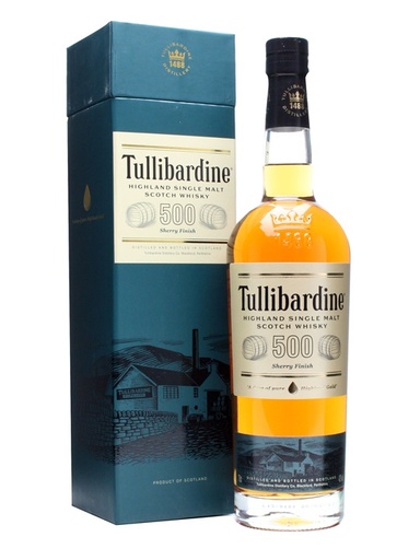 [P0001533] Tullibardine 500 Sherry Finish Highland Single Malt Scotch Whisky 