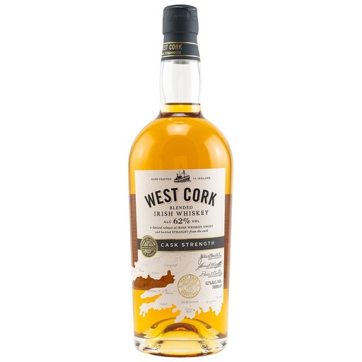 [P0001534] West Cork Cask Strength Irish Whiskey  62.0% Vol. 0,7l