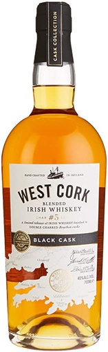 [P0001577] West Cork Char No. 5 Level Blended Irish Whiskey BLACK CASK Finish