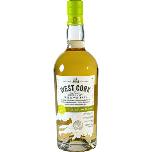 [P0001613]  West Cork Single Malt Irish Whiskey CALVADOS CASK FINISHED 43% Vol. 0,7l 