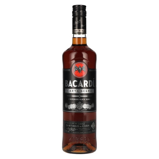 [P0000351] Bacardi Carta Negra Superior Black Rum 37,5% Vol. 0,7l