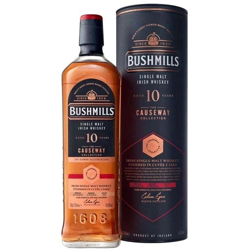[P0000433] Bushmills 10 Years Old - The Causeway Collection - Cuvée Cask Finish 2010 - Irish Single Malt Whiskey 54,8% Vol. 0,7l