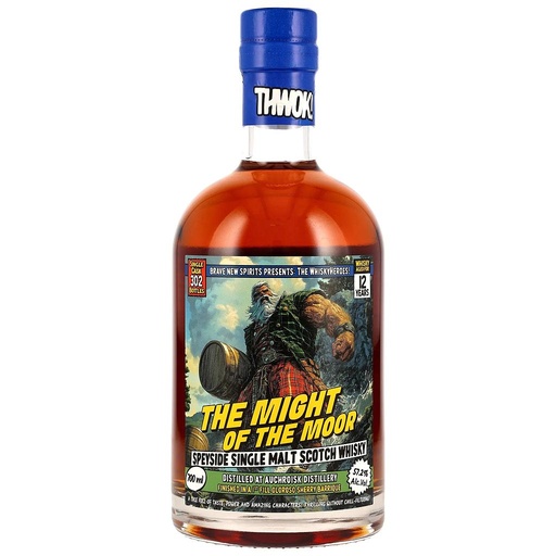 [P0000460] Brave New Spirits - Auchroisk 12 Years Old - The Might Of The Moor - Whisky Heroes - 1st Fill Oloroso Sherry Barrique Finish - Single Malt Scotch Whisky 57,2% 0,7l
