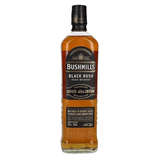 [P0000468] Bushmills BLACK BUSH Irish Whiskey Caviste Edition 43% Vol. 0,7l