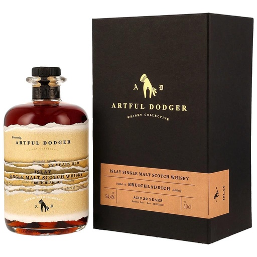 [P0000492] Artful Dodger - Bruichladdich 2001/2024 - 22 Years Old - #R190200001 Sauternes Cask 54,4% Vol. 0,5l