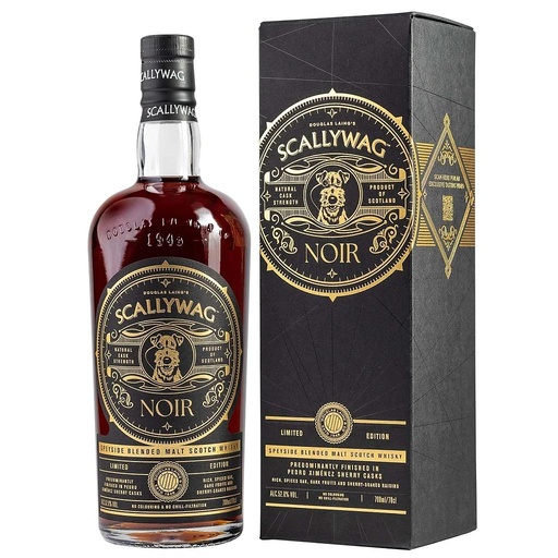 [P0000616] Douglas Laing Scallywag - Noir Edition 2025 Predominantly PX Cask Matured Blended Malt Scotch Whisky 52,8% Vol. 0,7l