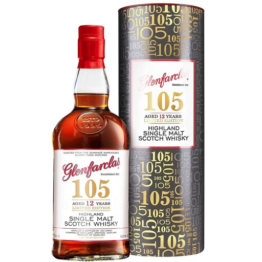 [P0000691] Glenfarclas 105 12 Years Old Highland Single Malt The Hourglass Limited Edition 60% Vol. 0,7l