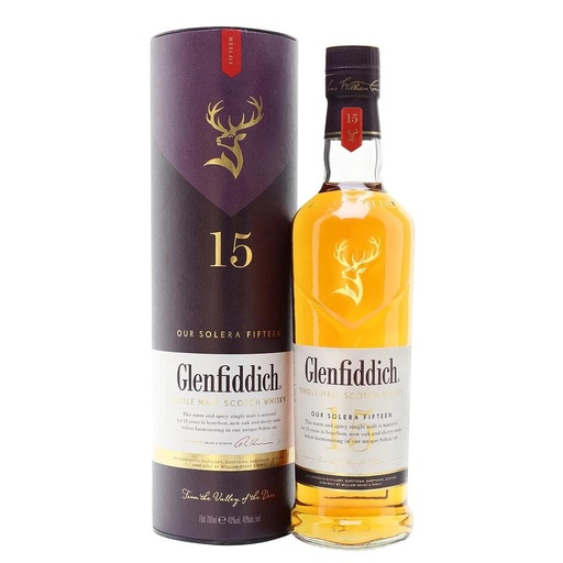 [P0000781] Glenfiddich 15 Years Old OUR SOLERA 40% Vol. 0,7l