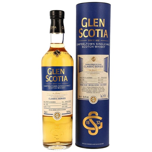 [P0000814] Glen Scotia 2016/2025 - First Fill Bourbon Barrel #1461 - Heavily Peated - Classic Series 3/5 58,4% Vol. 0,7l