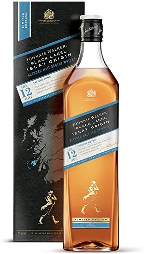[P0000938] Johnnie Walker BLACK LABEL 12 Years Old ISLAY ORIGIN Limited Edition 