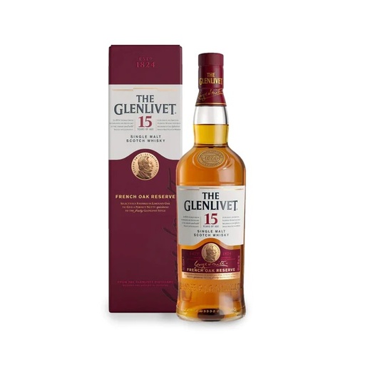 [P0000100] The Glenlivet 15 Years Old FRENCH OAK RESERVE Single Malt Scotch Whisky