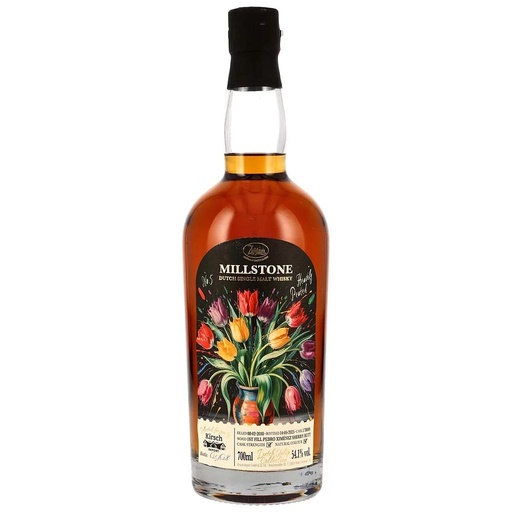 [P0001027] Millstone 7 Years Old - 2018/2025 - Zuidam - Dutch Tulip Collection No. 5 - Cask #17B089 - Heavily Peated PX Sherry Butt - Dutch Single Malt Whisky 54,1% Vol. 0,7l
