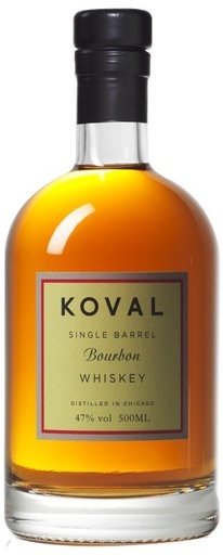 [P0001014] Koval BOURBON Single Barrel Whiskey 47% Vol. 0,5l