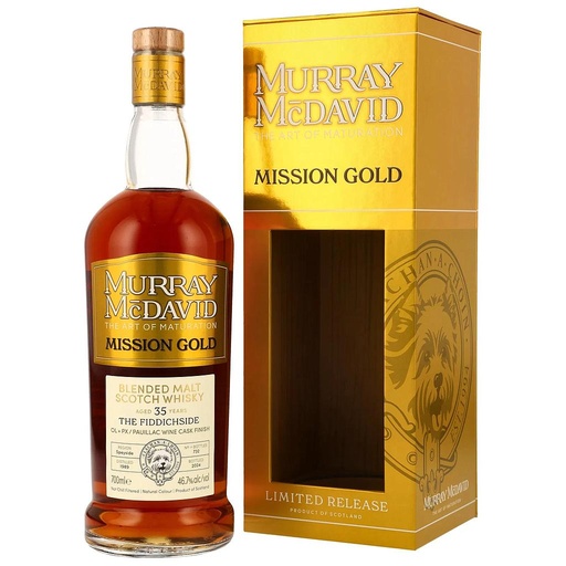 [P0001062] Murray McDavid 35 Years Old - 1989/2024 - The Fiddichside - Sherry & Pauillac Wine Cask Finish 46,7% Vol. 0,7l